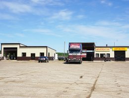  Автокомплекс  из сэндвич-панелей, построенная компанией Альянс -  Автокомплекс , п. Афанасьево, Кировская область