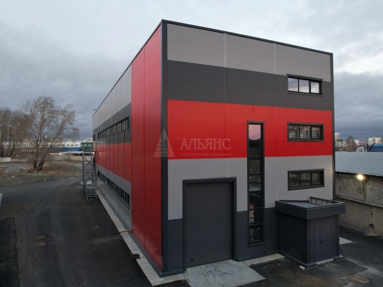 Производственное здание из сэндвич-панелей  - фото 1