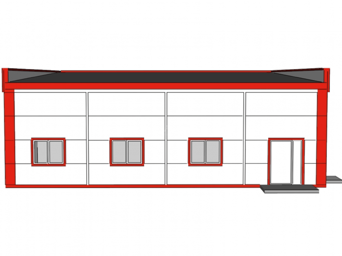 3D визуализация Кафе из сэндвич-панелей - фото 7