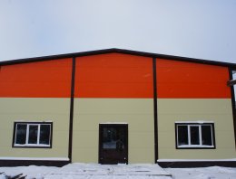 Магазин в Сыктывкаре площадью 510 кв.м. из сэндвич-панелей, построенная компанией Альянс - Магазин в Сыктывкаре площадью 510 кв.м., Магазин в Сыктывкаре, Республика Коми